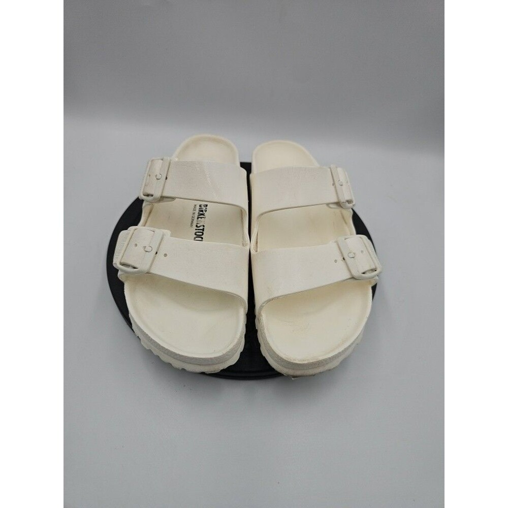 Birkenstock White 2 strap Lightweight Sandals 38 (245) L 7 M 5